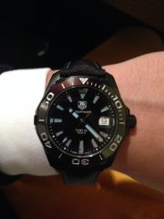 All Black Tag Heuer