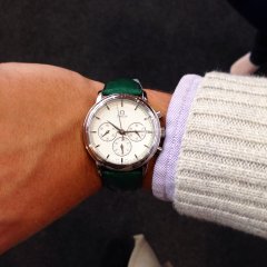 Omega su cinturino verde